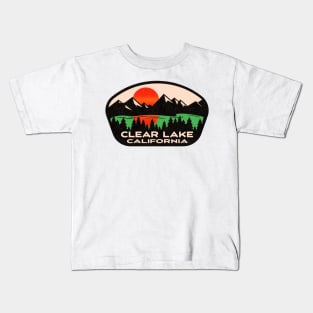 Clear Lake California Fishing Boating Kids T-Shirt